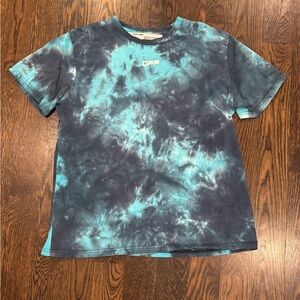 Off-White Tie-Dye Arrow Logo Tee Shirt Size large